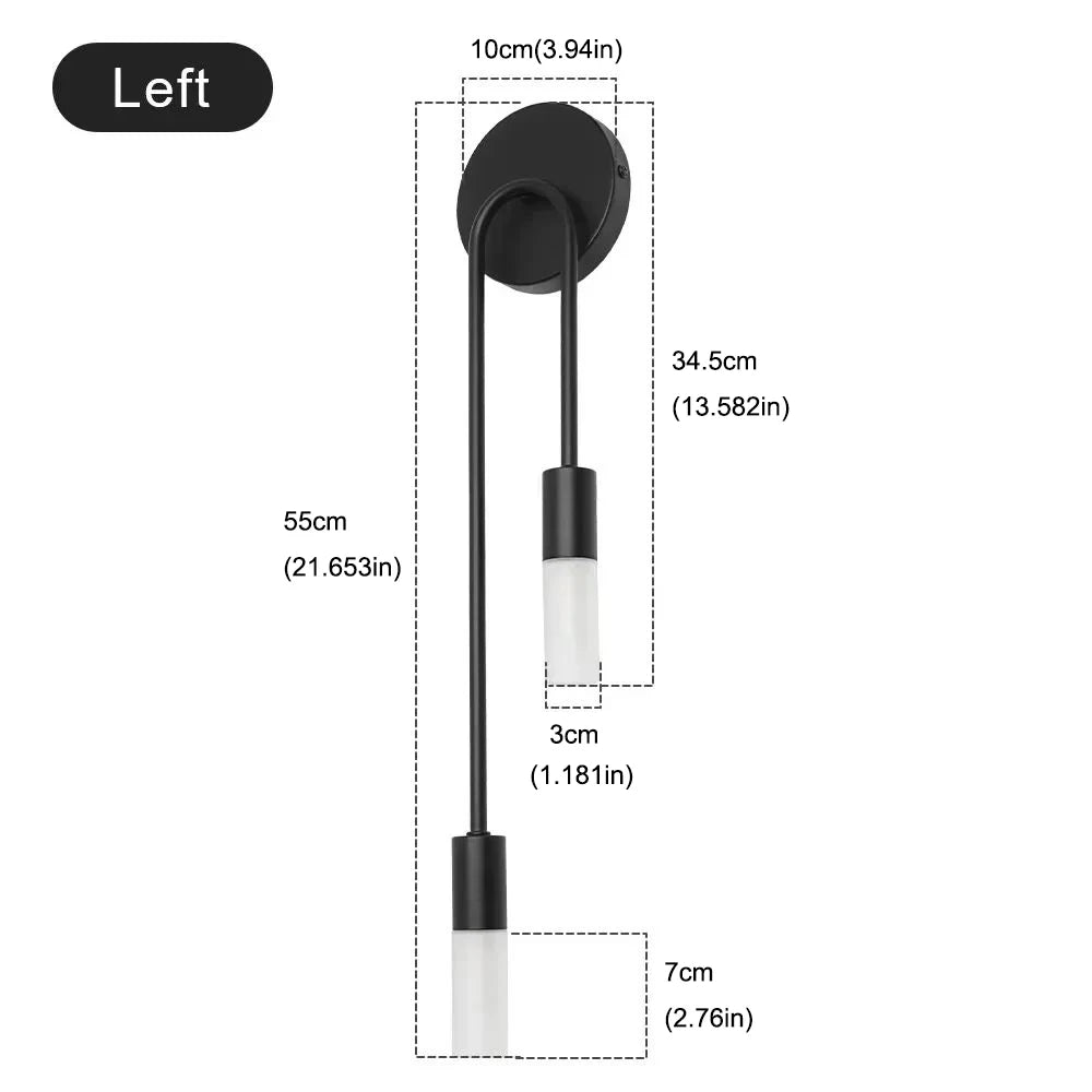 Nordic Luxury LED Wall Lamp for Living Room, Bedroom & Hallways