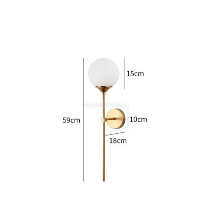 Nordic Modern Long Arm LED Wall Lamp for Bedroom and Living Room