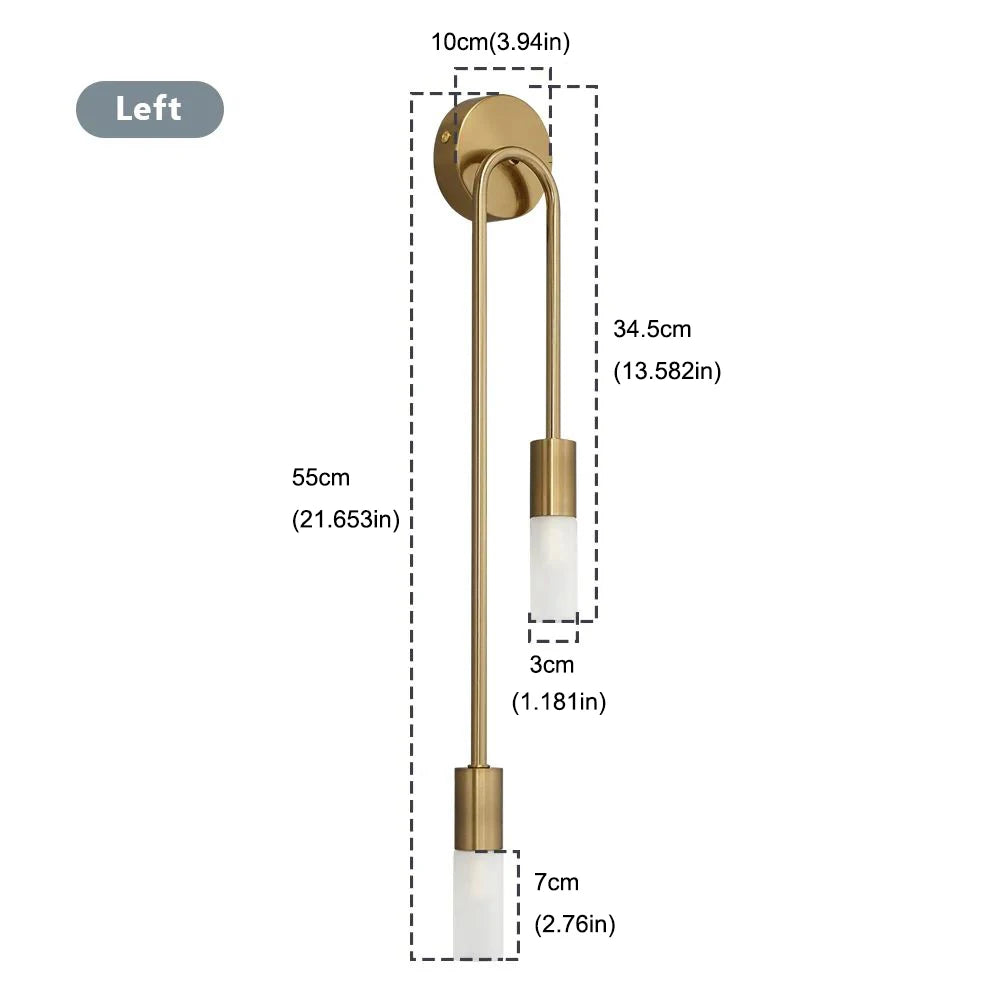 Nordic Luxury LED Wall Lamp for Living Room, Bedroom & Hallways