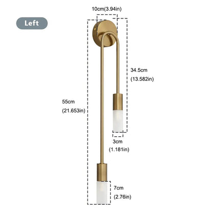 Nordic Luxury LED Wall Lamp for Living Room, Bedroom & Hallways