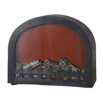 LED Simulated Flame Fireplace Lamp – Retro Decorative Light