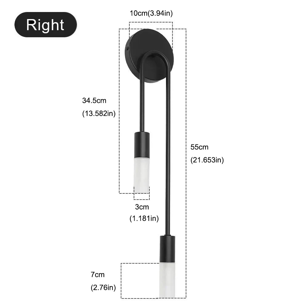 Nordic Luxury LED Wall Lamp for Living Room, Bedroom & Hallways